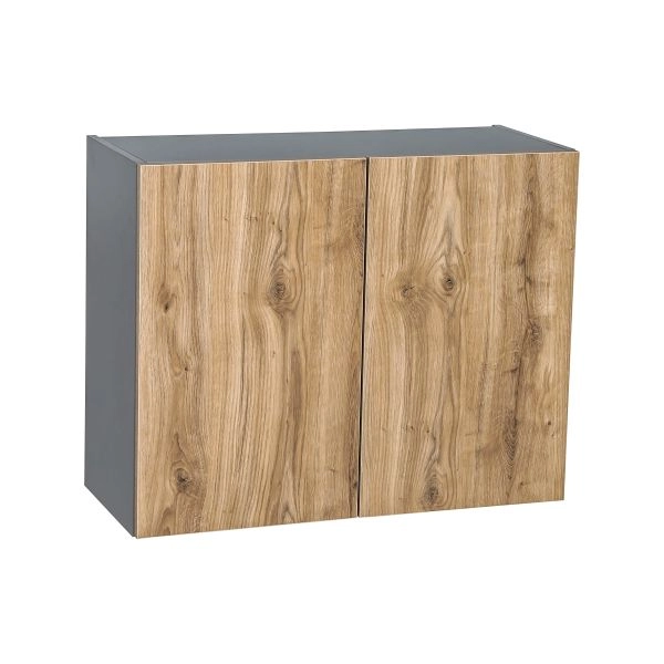 30" x 24" Wall Cabinet-Double Door-with Natural Teak door