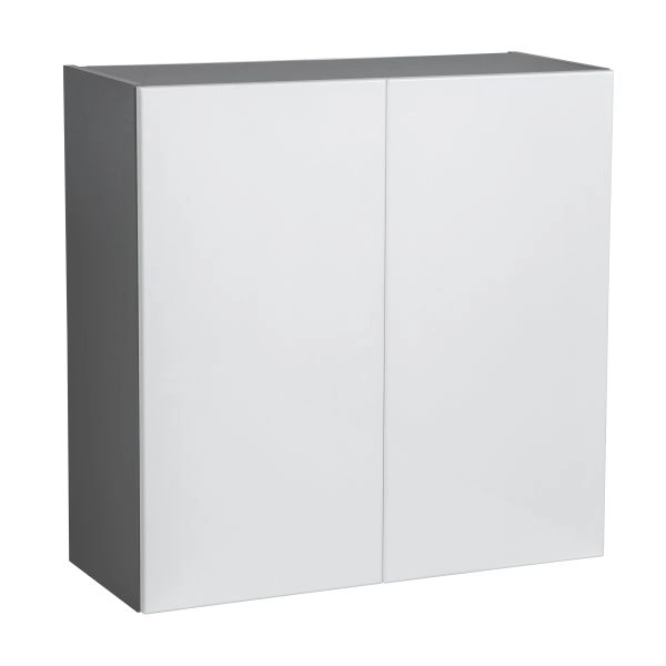 24" x 30" Wall Cabinet-Double Door-with White Gloss door