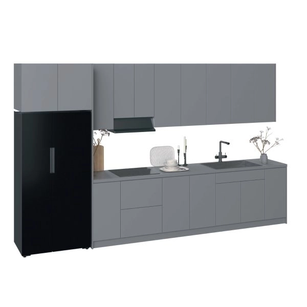 Kitchen Timekeeper Collection Gray Color Base Size 13Ft Wide