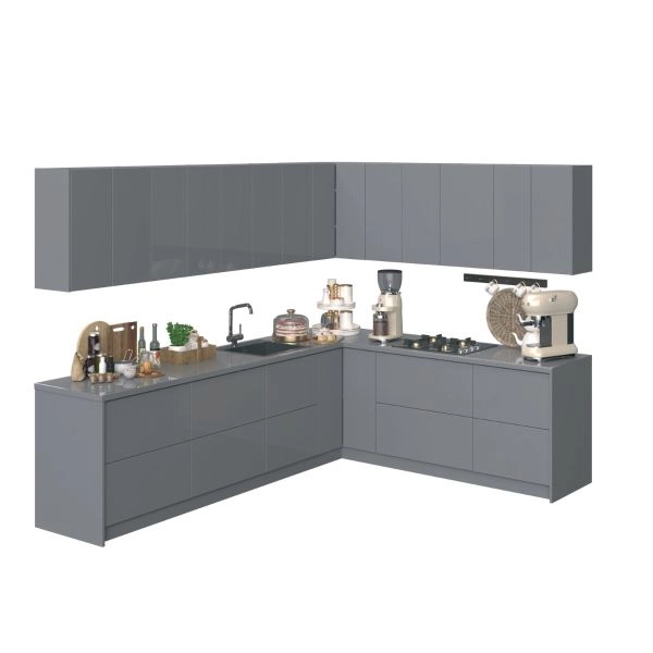 Kitchen Culinary Collection Gray Color Base Size 10Ft Wide
