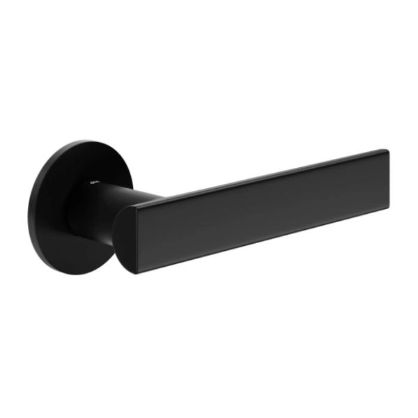 Door Euro Handle ANIK for Magnetic Lock, Black, Passage