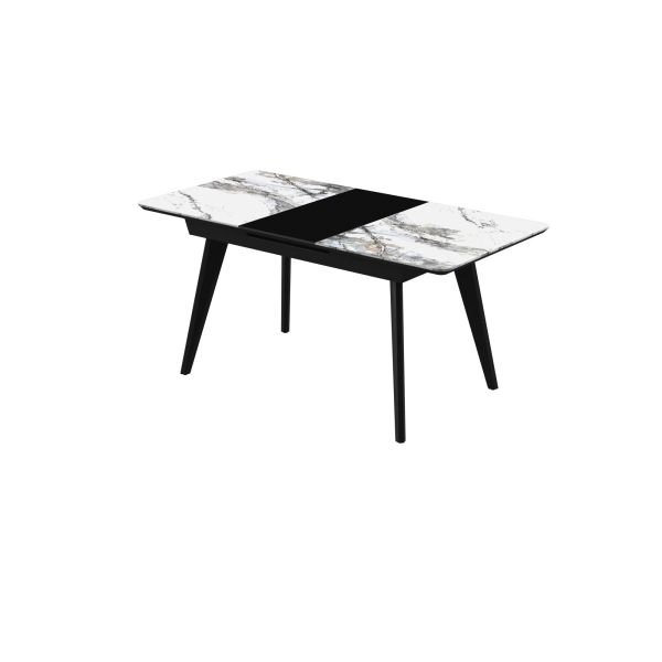 Dining Table GENOA 47(62)x31x29 ERDEK BLANCO