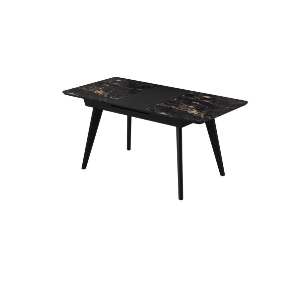 Dining Table GENOA 47(62)x31x29 RICHMOND BLACK