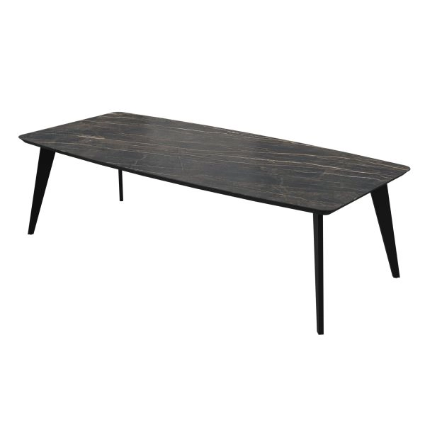 Dining Table PALERMO 94x39x29 Laminam Naturali Noir Desir