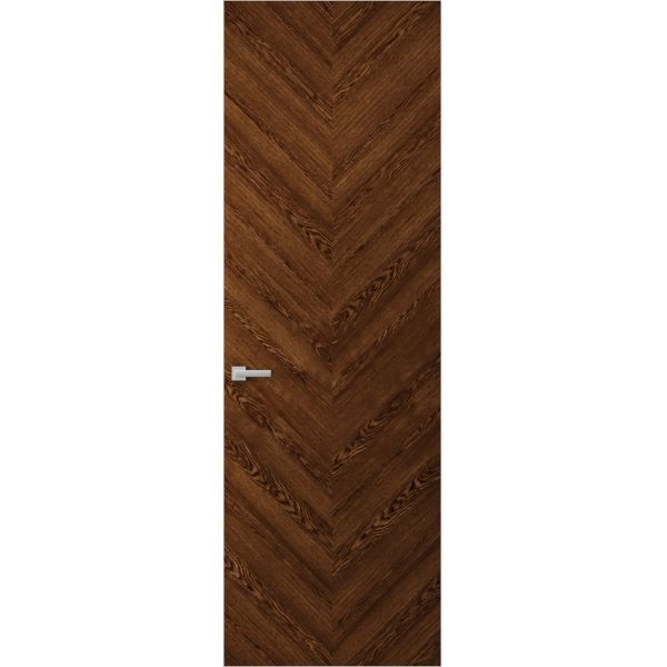 Hidden Door | Ego 5005 Cognac Oak Veneer Concealed Metal Frame 18" x 80" Right-hand Inswing