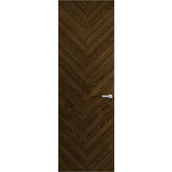 Hidden Door | Ego 5005 Marble Oak Concealed Metal Frame 18" x 80" Left-hand Inswing