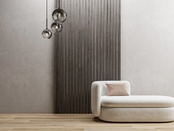 Sartodoors Nebraska Grey Contemporary Decorative Wall Panels Wood Slat Ensemble - Pack of 8