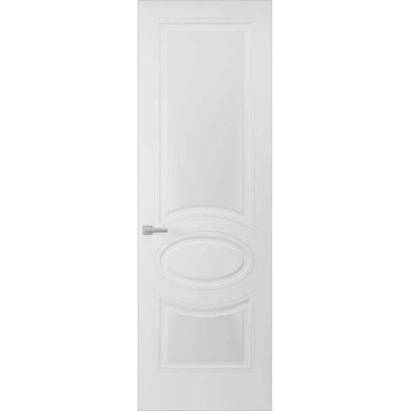 Hidden Door | Mela 7001 White Silk Concealed Metal Frame 18" x 80" Right-hand Inswing