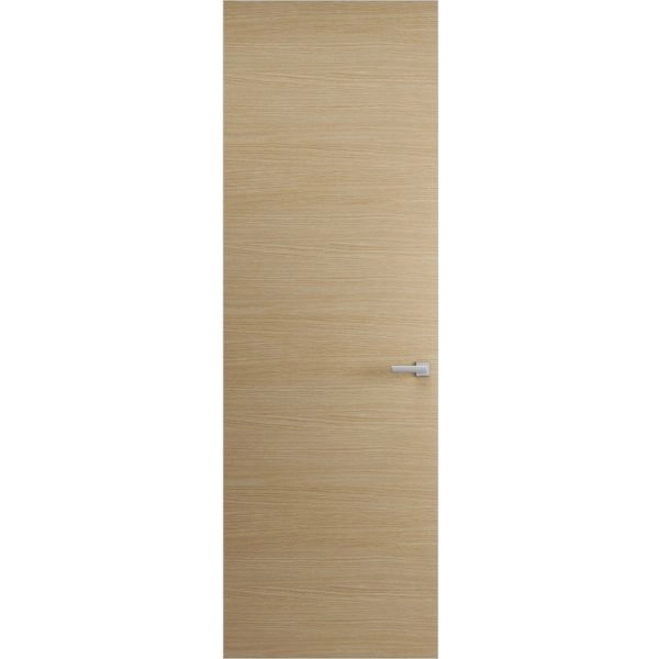 Hidden Door | Planum 0010 Natural Veneer Concealed Metal Frame 18" x 80" Left-hand Inswing