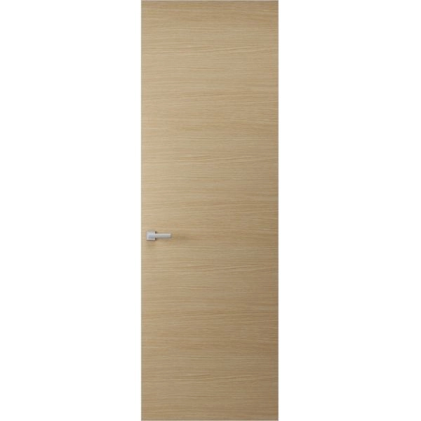 Hidden Door | Planum 0010 Natural Veneer Concealed Metal Frame 18" x 80" Right-hand Inswing