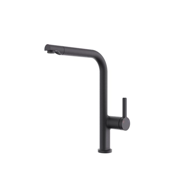 RIMINI Kitchen Premium Quality Sink Faucet, Black Matte