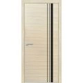 Modern Wood Interior Door with Hardware | Planum 0011 Matte Grey and Aluminum Strips | Single Panel Frame Trims | Bathroom Bedroom Sturdy Doors Natural Veneer