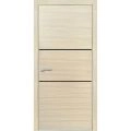 Modern Wood Interior Door with Hardware | Planum 0014 Natural Veneer and Aluminum Strips | Single Panel Frame Trims | Bathroom Bedroom Sturdy Doors Natural Veneer