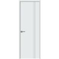 Interior Solid French Door 18 x 80 inches | BASIC 0111 Dove Grey | Single Regular Panel Frame Handle | Bathroom Bedroom Modern Doors White