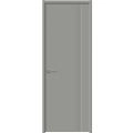 Interior Solid French Door 18 x 80 inches | BASIC 0111 Dove Grey | Single Regular Panel Frame Handle | Bathroom Bedroom Modern Doors Grey