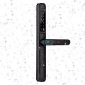 Smart FingerPrint Handle and Lock for Metal-Plastic Upvc Door Black