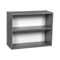 30" x 24" x 24" Refrigerator Wall Cabinet-Double Door-with White Gloss door Grey
