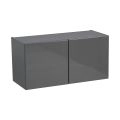 24" x 18" Wall Cabinet-Double Door-Grey Grey