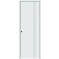 Sliding Pocket Door 18 x 84 inches | BASIC 0111 Arctic White | Kit Rail Hardware | Solid Wood Interior Bedroom Modern Doors White