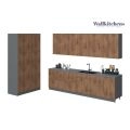 Kitchen Oasis Collection White Gloss Color Base Size 10Ft Wide Natural Teak