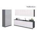 Kitchen Oasis Collection White Gloss Color Base Size 10Ft Wide White Gloss