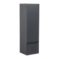 Side Vanity Cabinet MANHATTAN Collection Black Color 14" Black Matte