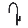 LUNA Kitchen Premium Quality Sink Faucet, Black Matte Black Matte