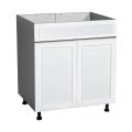 30" Sink Base Cabinets-High Double Door-with Shaker White Matte door White