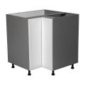 36" Base Easy Reach-Double Door-with White Gloss door White