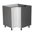 36" Base Easy Reach-Double Door-with White Gloss door White
