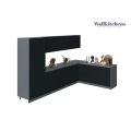 Kitchen Prestige Collection Black & Gray Color Base Size 11Ft Wide Black