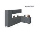 Kitchen Prestige Collection Black & Gray Color Base Size 11Ft Wide Gray