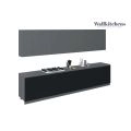 Kitchen Signature Collection Gray & White Gloss Color Base Size 13Ft Wide Black & Gray