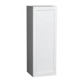 12" x 42" Wall Cabinet-Single Door-Grey White