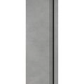 Slab Barn Door Panel | Planum 0011 Oak and Aluminum Strips | Sturdy Finished Flush Modern Doors | Pocket Closet Sliding Concrete