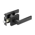 Modern Square Handle - Bronze Privacy Bathroom Bedroom Lock Black Matte
