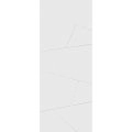 Slab Barn Door Panel | Planum 0990 Painted White Matte | Sturdy Finished Flush Modern Doors | Pocket Closet Sliding-18" x 80" Painted White