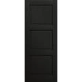Slab Door Panel 18 x 80 inches | Ego 5010 Painted Black Oak | Wood Veneer Doors | Pocket Closet Sliding Barn EGO Painted Black Oak
