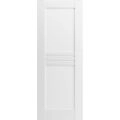 Slab Door Panel 24 x 80 inches / Mela 7444 White Silk / Modern Finished Doors / Pocket Closet Sliding Barn White