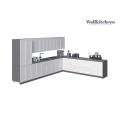 Kitchen Regal Collection White Gloss Color Base Size 13Ft Wide White Matte