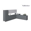 Kitchen Regal Collection White Gloss Color Base Size 13Ft Wide Gray & White Gloss