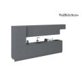 Kitchen Imperial Collection Black Color Base Size 15Ft Wide Gray
