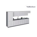 Kitchen Imperial Collection Black Color Base Size 15Ft Wide White Matte