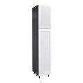 18" x 96" Utility Cabinet-Double Door-Grey White
