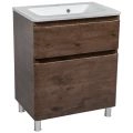 Modern Free Standing Bathroom Vanity with Washbasin | Comfort Rosewood Collection | Non-Toxic Fire-Resistant MDF-32" Rosewood