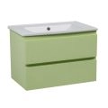 Modern Wall-Mount Bathroom Vanity with Washbasin | Edison Pistachio  Collection | Non-Toxic Fire-Resistant MDF-30" Pistachio