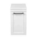 Side Vanity Cabinet Palm Beach Collection White Matt Gloss Color 12" White High Gloss