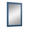 Mirror For Bath Vanity Trevi Collection White Matte - 28" Blue Matte
