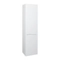 Side Vanity Cabinet Wave Collection Rosewood 16" White High Gloss