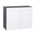 30" x 24" x 24" Refrigerator Wall Cabinet-Double Door-with White Gloss door White